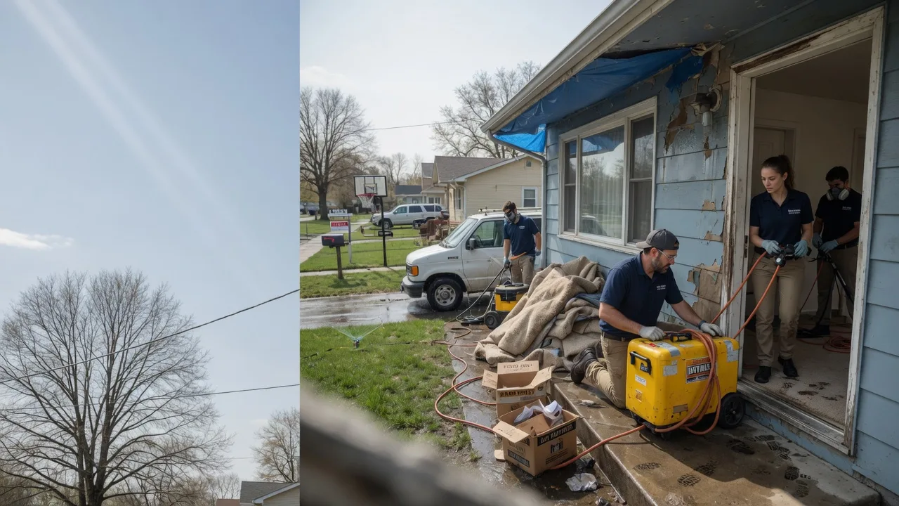 Basement Flood Cleanup in Athens, OH near me
